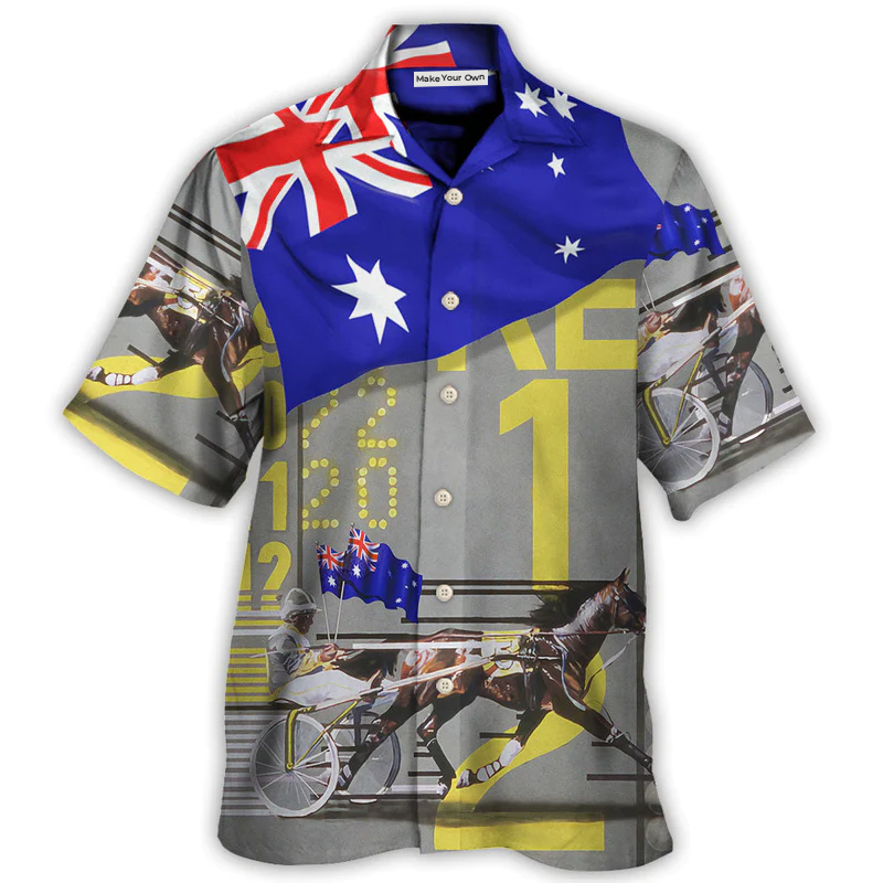 Harness Racing Horse Australia Vibe - Hawaiian Shirt