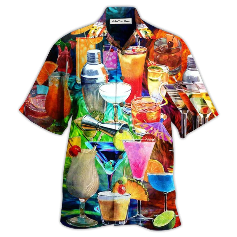 Cocktail Fruit Colorful Style - Hawaiian Shirt