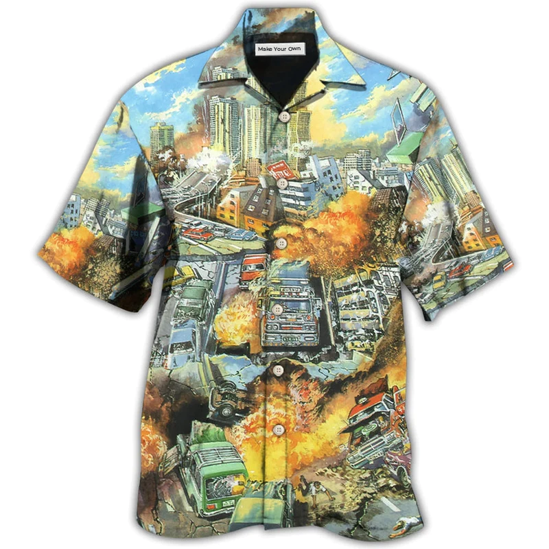 Earthquake Vintage Amazing - Hawaiian Shirt