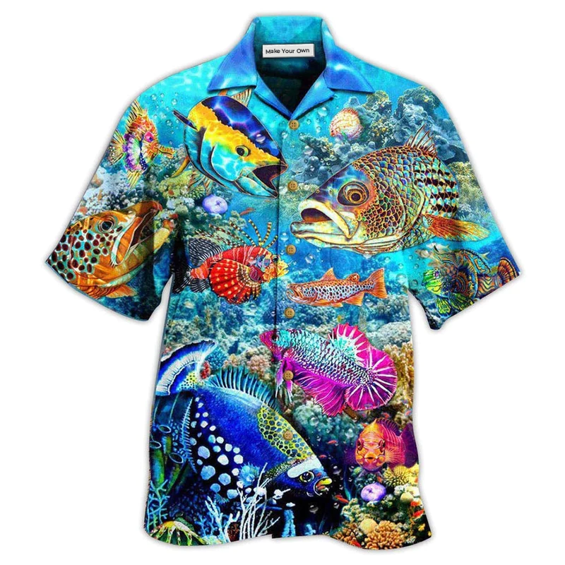 Ocean The Treasure Under The Waves - Hawaiian Shirt
