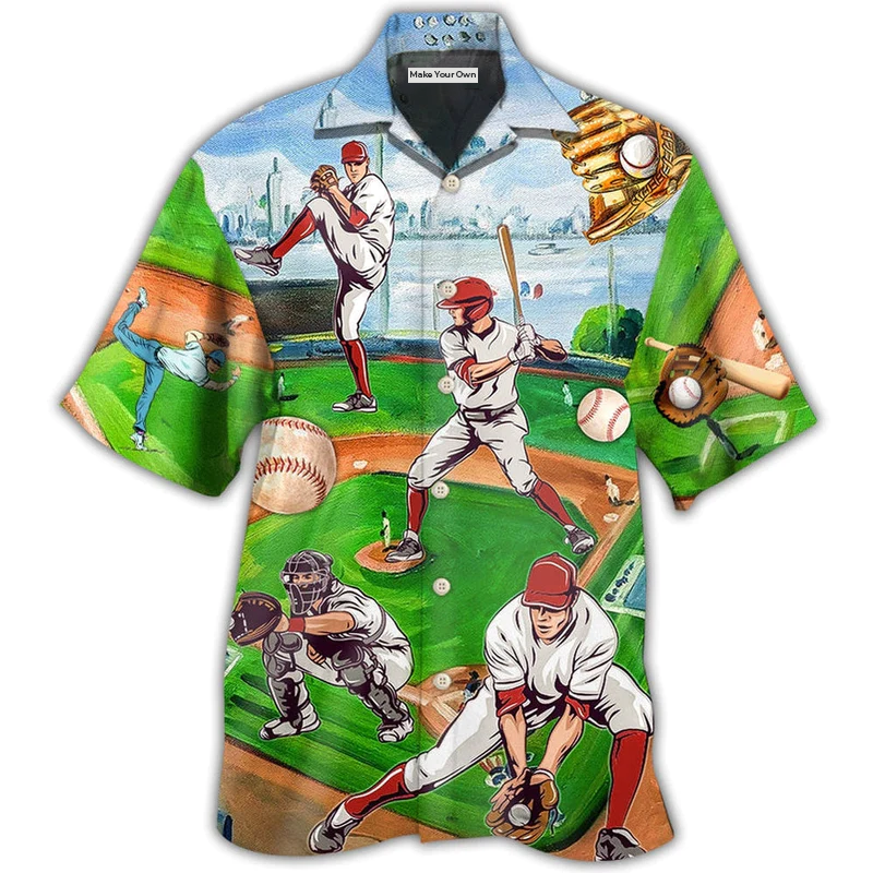 Baseball Is My Therapy - Hawaiian shirt