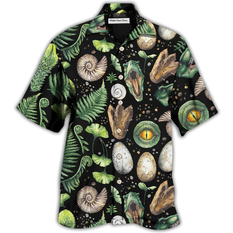 Dinosaur Amazing Pieces - Hawaiian Shirt
