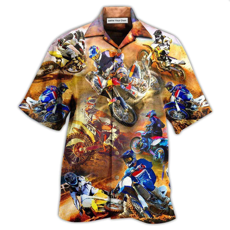 Motorcycle Shift Your Gear Racing - Hawaiian Shirt