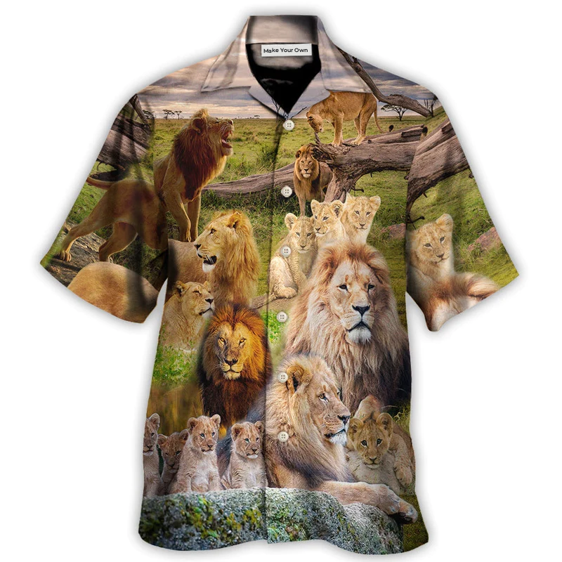 Lion Never Roars After A Kill - Hawaiian Shirt