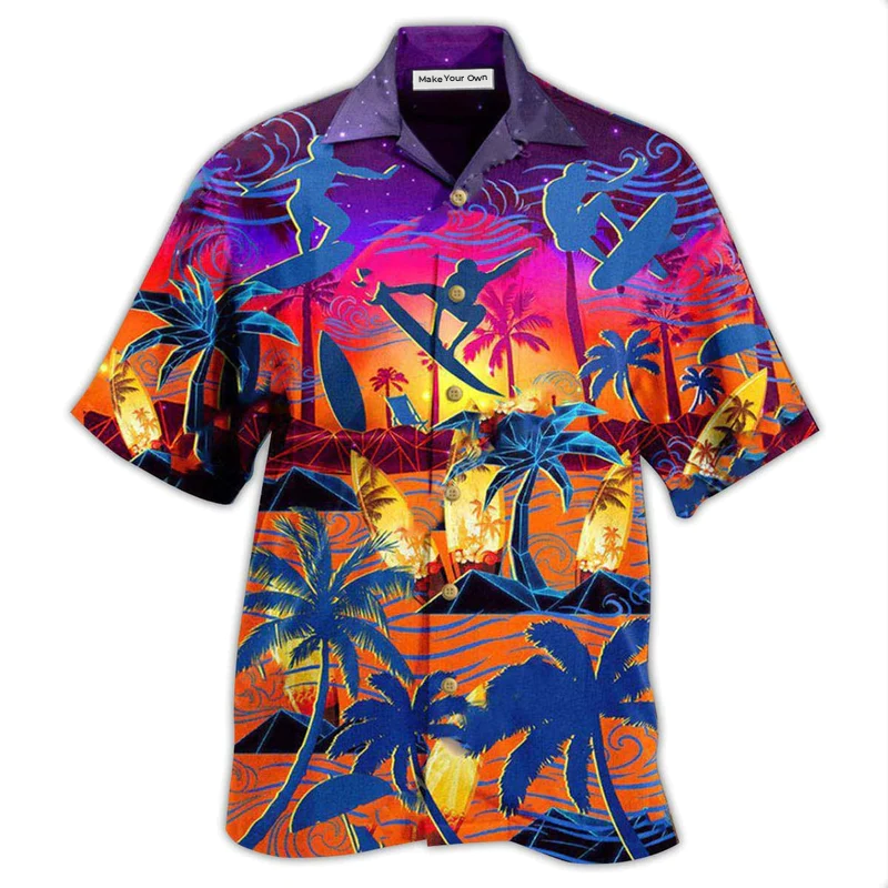 Surfing Make Your Own Waves - Hawaiian Shirt