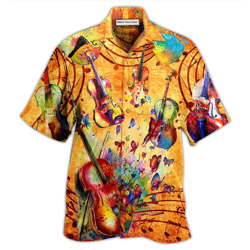 Guitar Love And Peace Life - Hawaiian Shirt