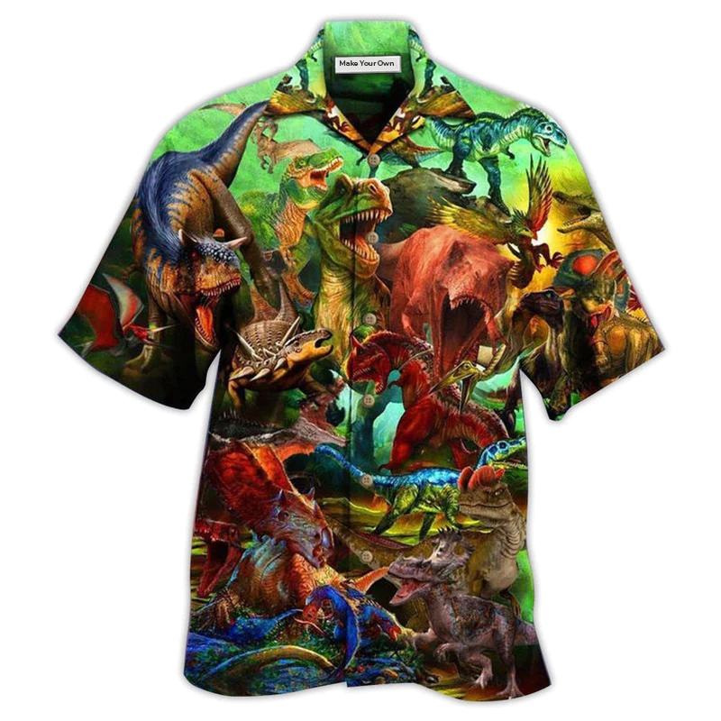 Dinosaur Strong War Life - Hawaiian Shirt