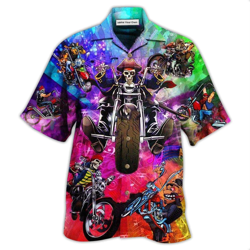 Motorcycle It's Never Late To Take A Ride - Hawaiian Shirt