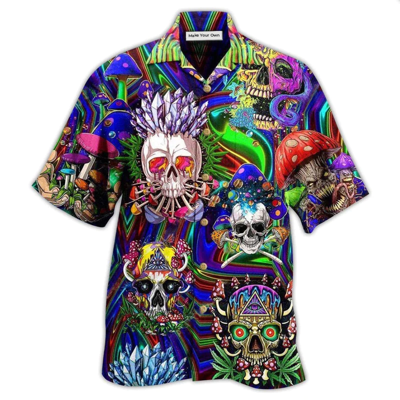 Skull You're Weird And I Like - Hawaiian Shirt