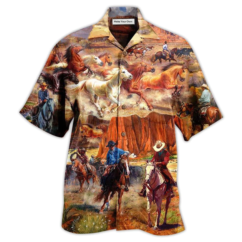 Cowboy Love Life Love Cool - Hawaiian Shirt