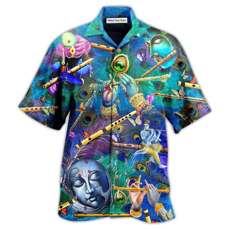 Flute Music Where Words Fail Speaks - Hawaiian Shirt