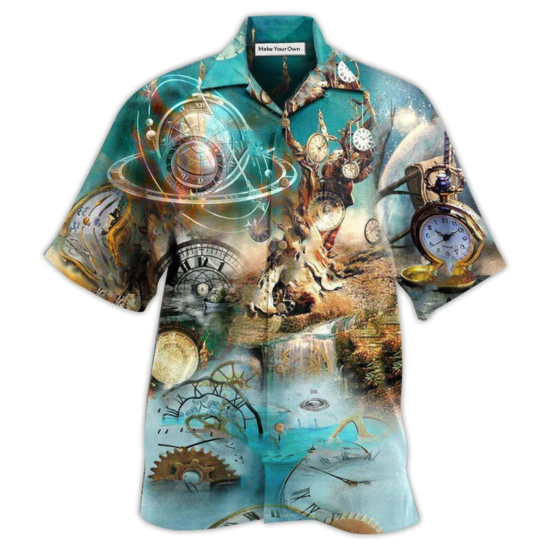 Clock If Not Now When Clock Ring - Hawaiian Shirt