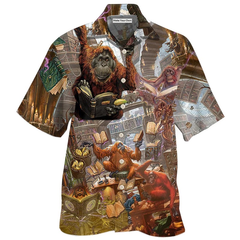 Book Librarian Funny Style - Hawaiian Shirt