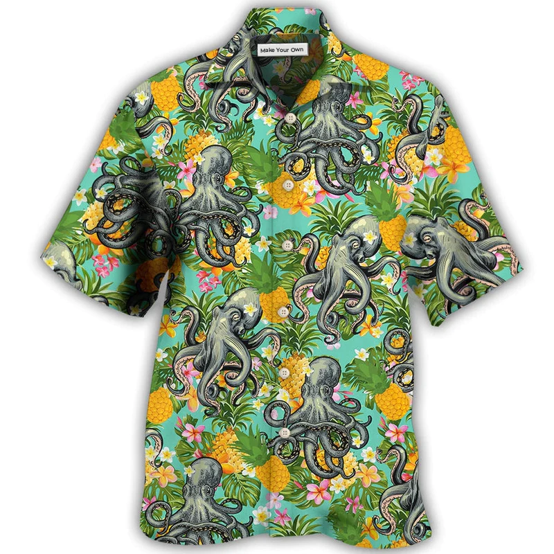 Octopus Tropical Peace Life Style - Hawaiian Shirt