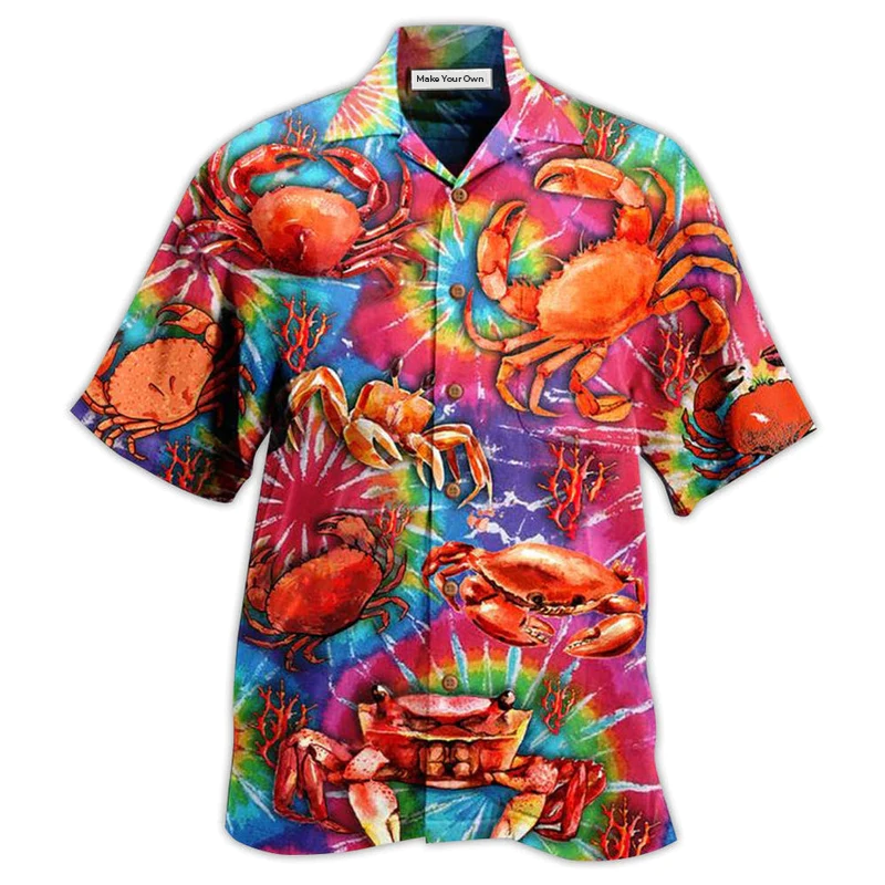 Crab Red Love It Forever - Hawaiian Shirt