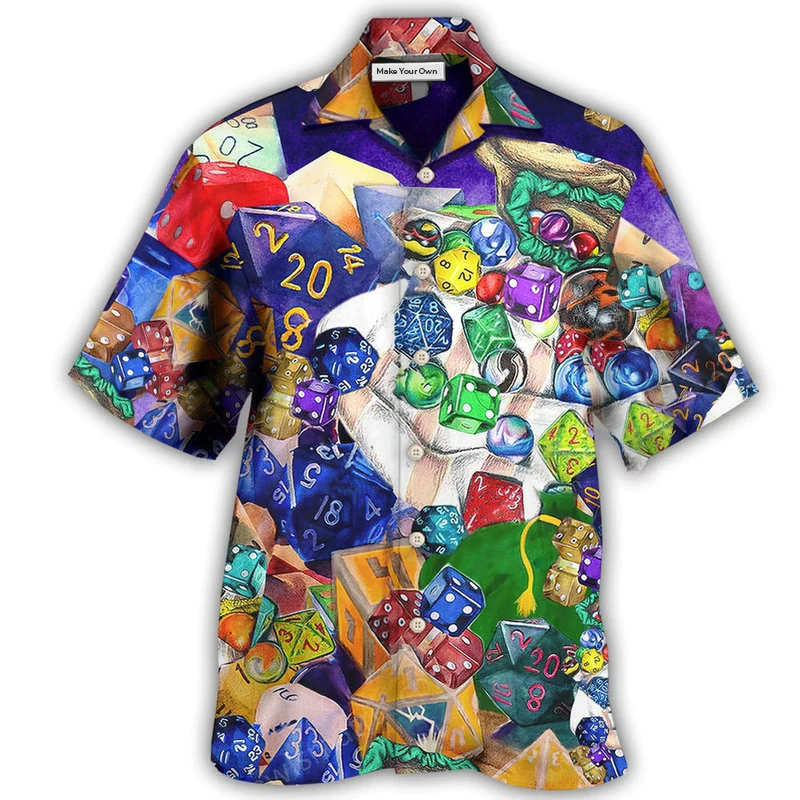 D20 Always Examine The Dice - Hawaiian Shirt