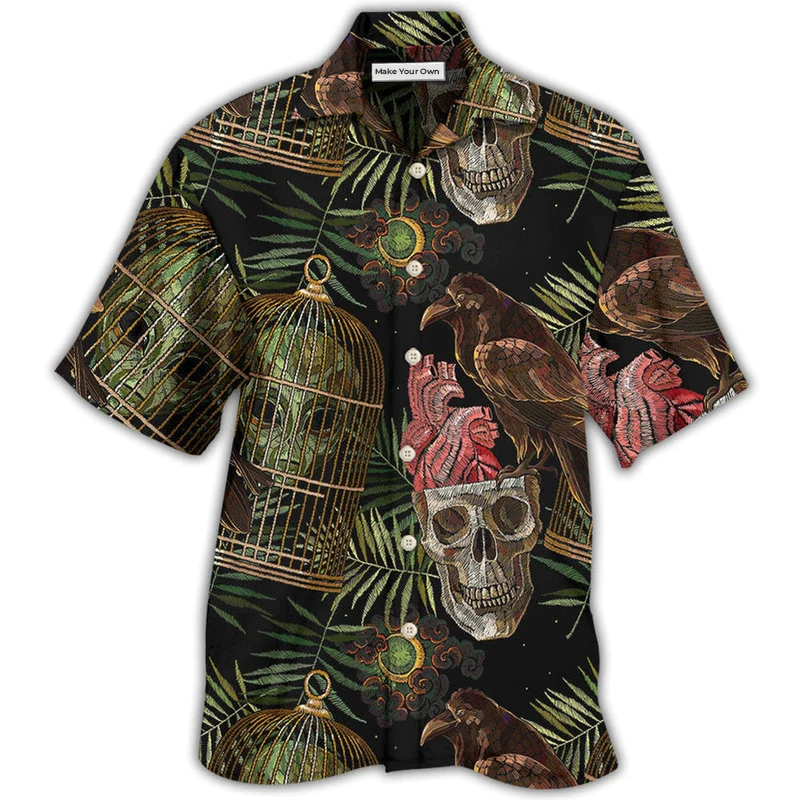 Skull Alien So Cool - Hawaiian Shirt