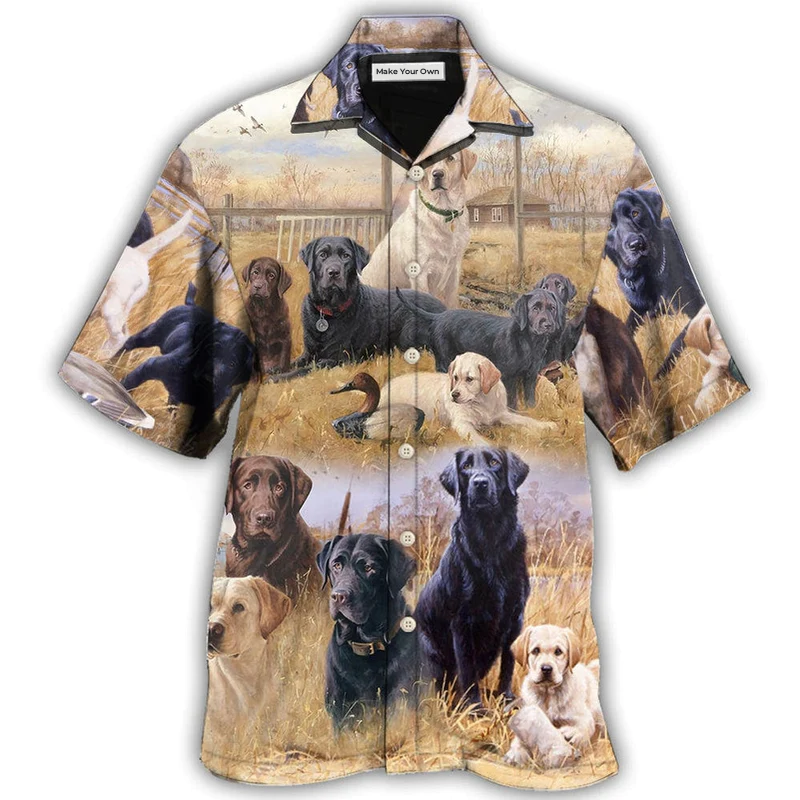 Labrador Retriever Hunting Dog Lovely - Hawaiian Shirt