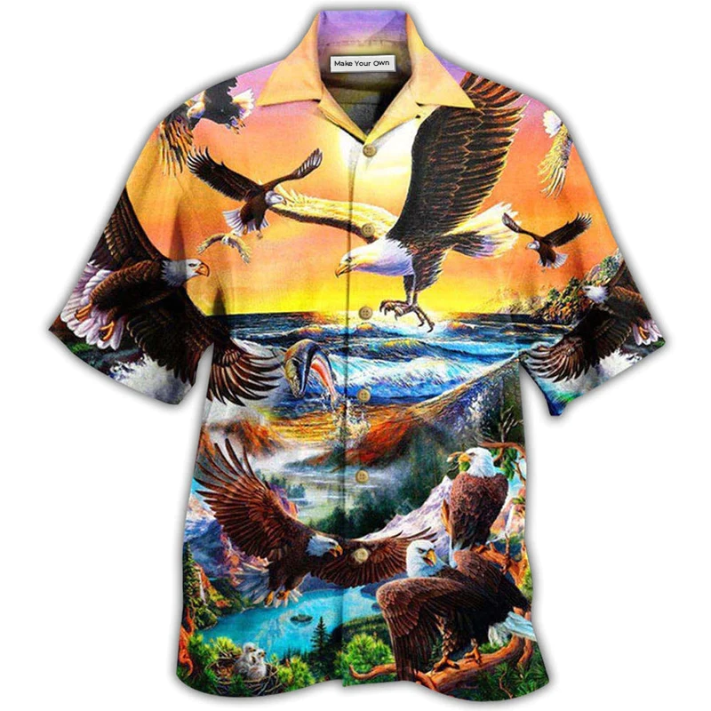 Eagle Spirit Of America Lovely Life - Hawaiian Shirt