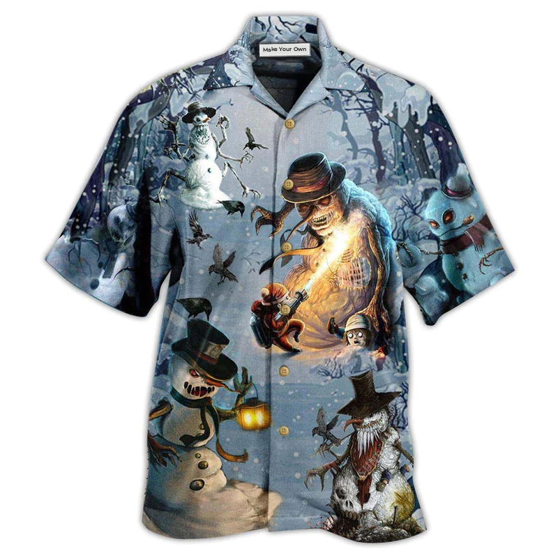 Snowman Evil Cool Style - Hawaiian Shirt