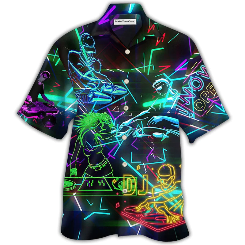 DJ Stunning Color Music - Hawaiian Shirt