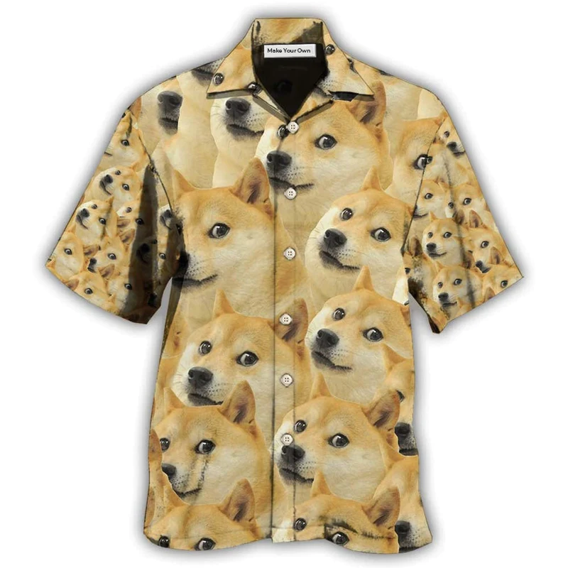 Corgi Meme Funny Style - Hawaiian Shirt