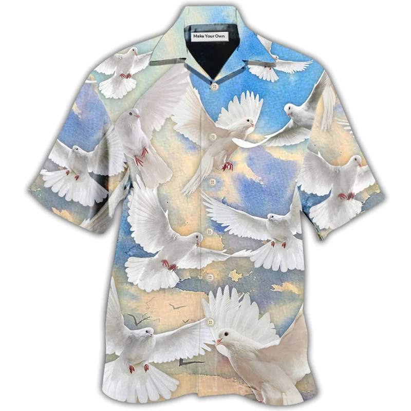 Dove Blue Sky - Hawaiian Shirt