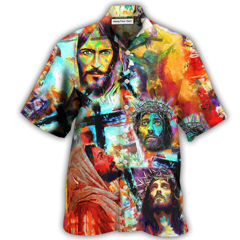 Jesus Lion I Found My Peace Jesus- Hawaiian Shirt