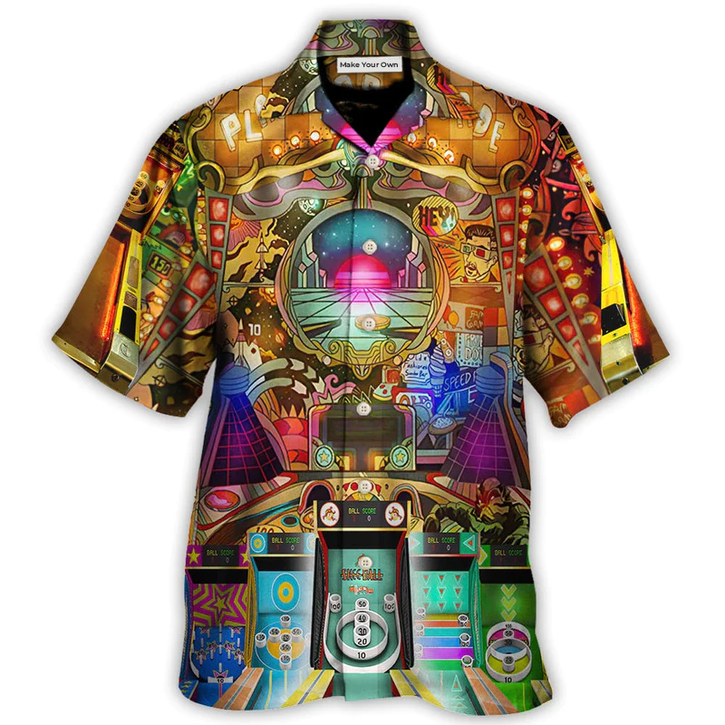 Skee Ball Ball Games Playland Arcade - Hawaiian Shirt