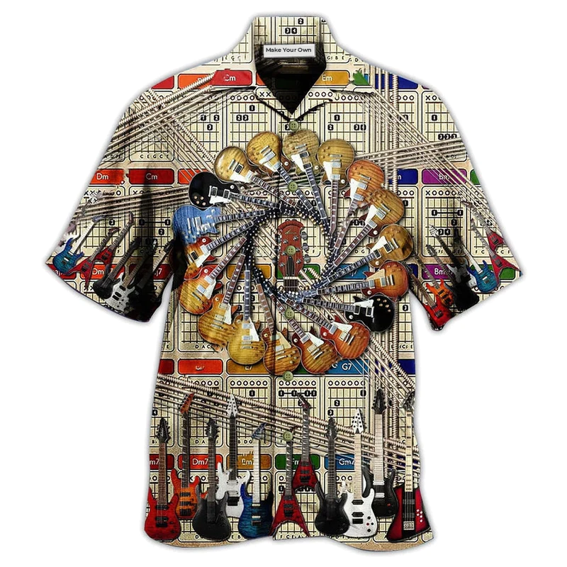 Guitar Music I Love Electric Guitar - Hawaiian Shirt