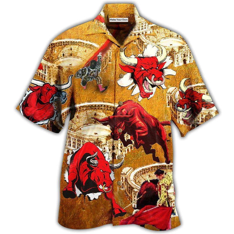 Bull Animals Do Not Win Bull Fight - Hawaiian Shirt