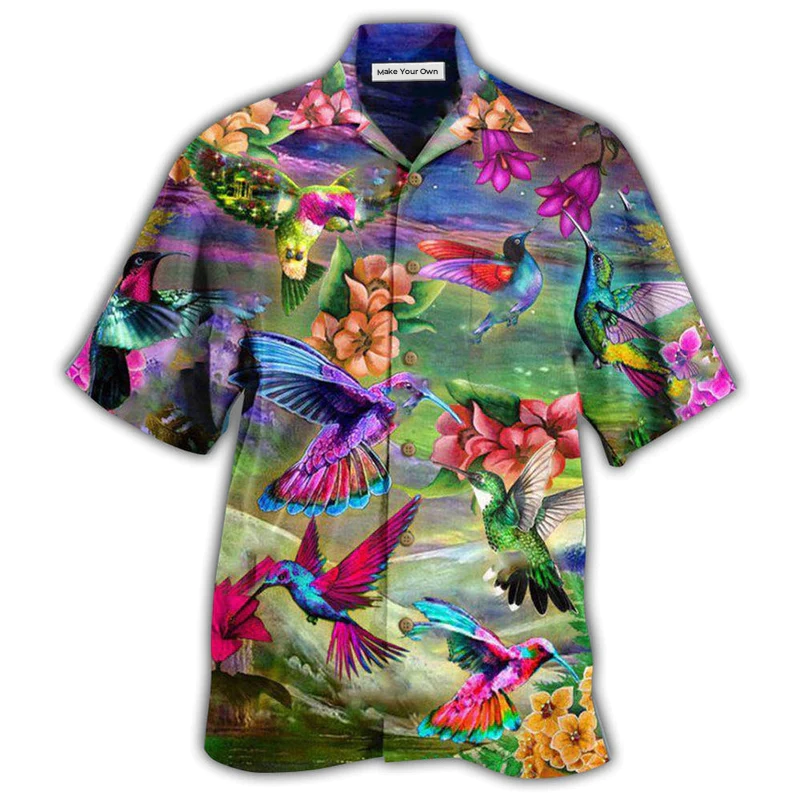 Hummingbird Life Is Better With A Hummingbird - Hawaiian Shirt