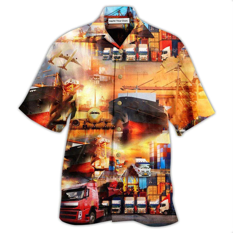 Logistics Into The World Logistics - Hawaiian Shirt