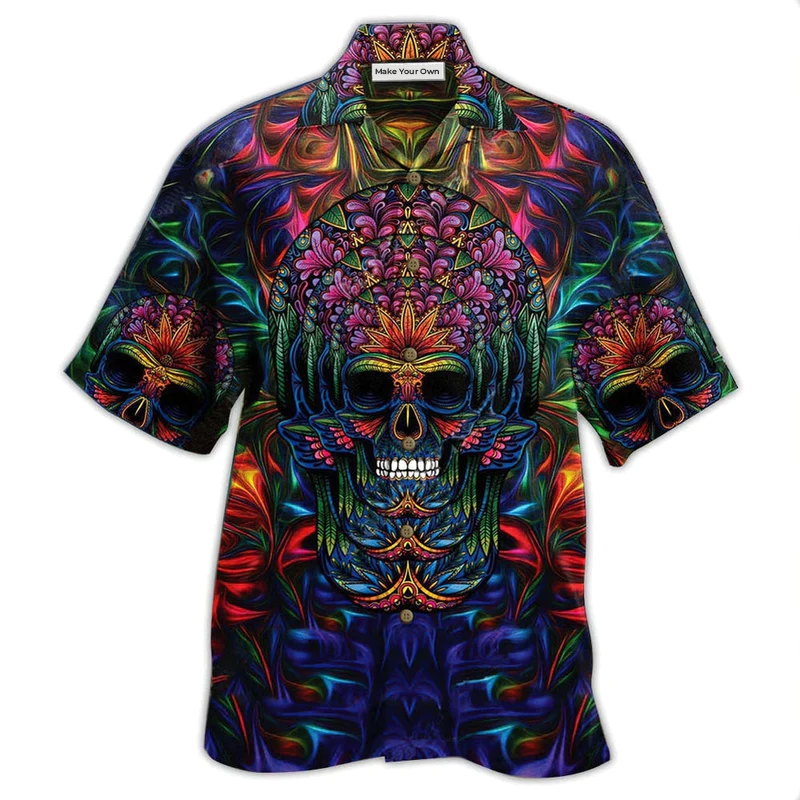 Skull Awesome Amazing - Hawaiian Shirt