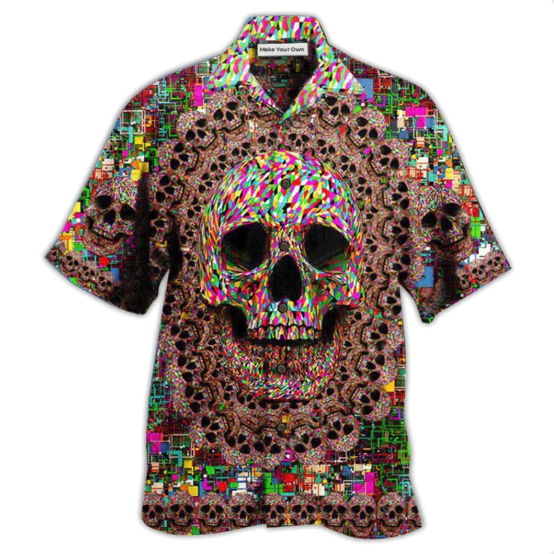 Skull Amazing Smiling - Hawaiian Shirt
