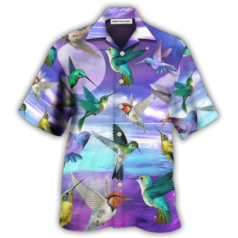 Hummingbird In A Fantasy World - Hawaiian Shirt