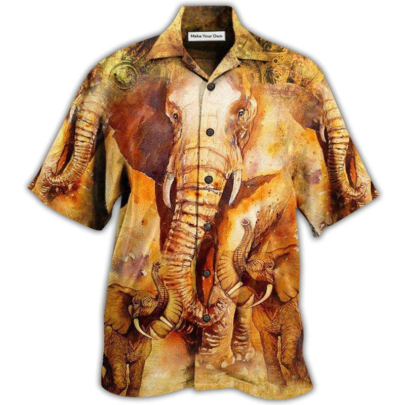 Elephant Born To Be The Biggest - Hawaiian Shirt